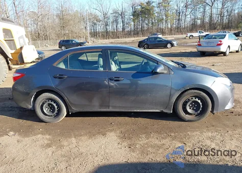 2016 Toyota Corolla Le z USA, uszkodzony, nr VIN 2T1BURHEXGC487516